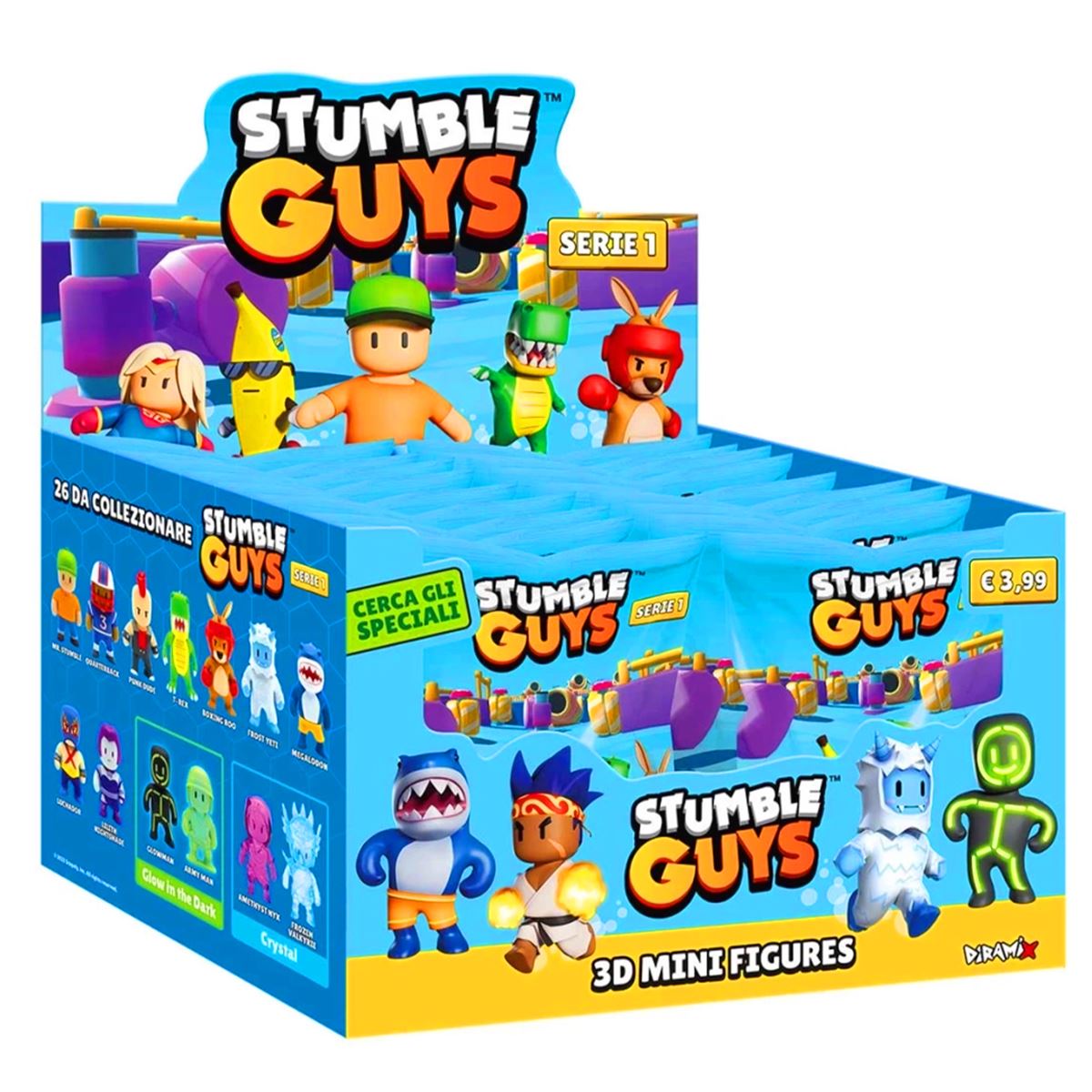 GİOCHİ STUMBLE GUYS SG-30005 3D FİGÜRLER 18 Lİ 3+ 1