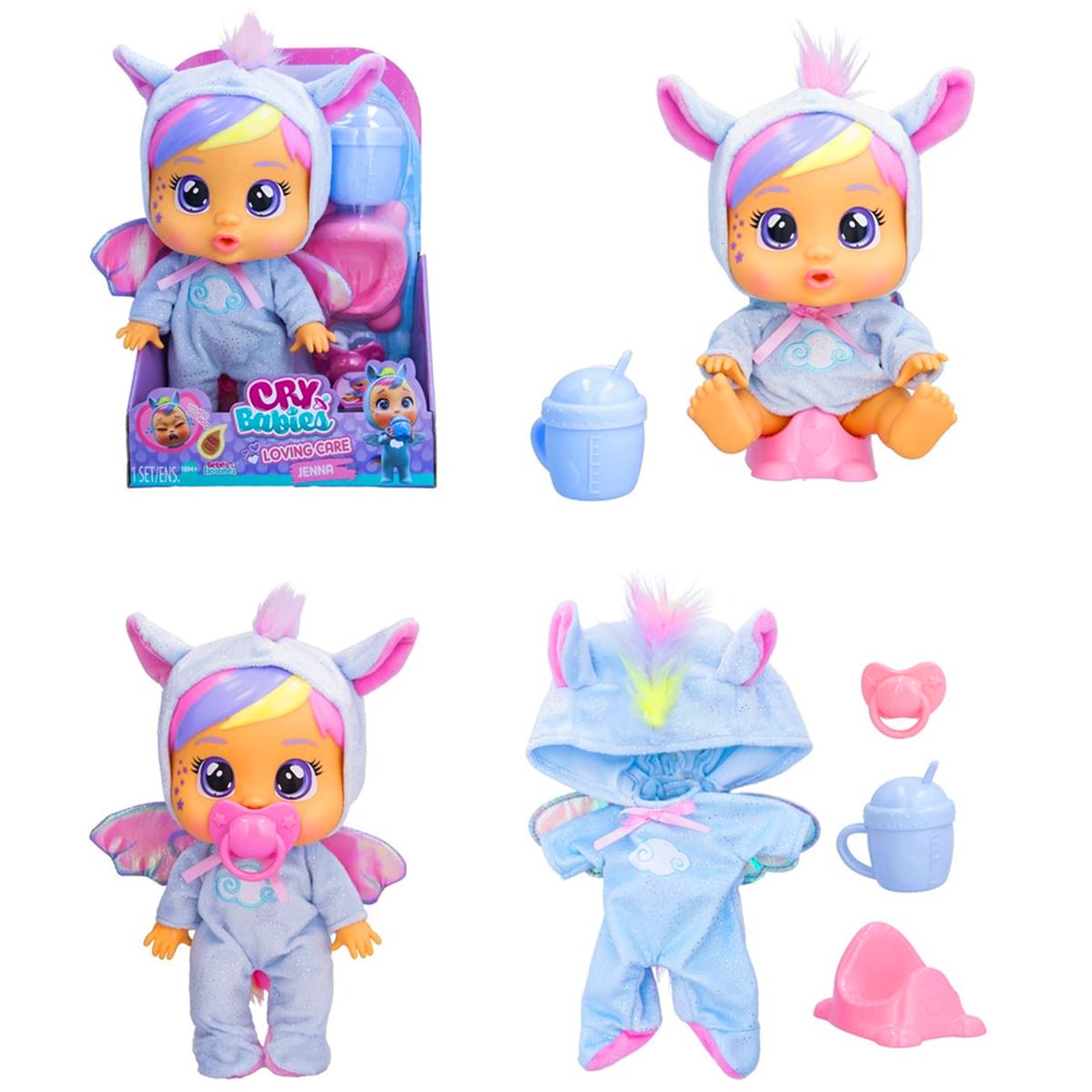 CRY BABİES LOVE FANTASY CYB59000 AĞLAYAN BEBEK JENNA 18M+ 1