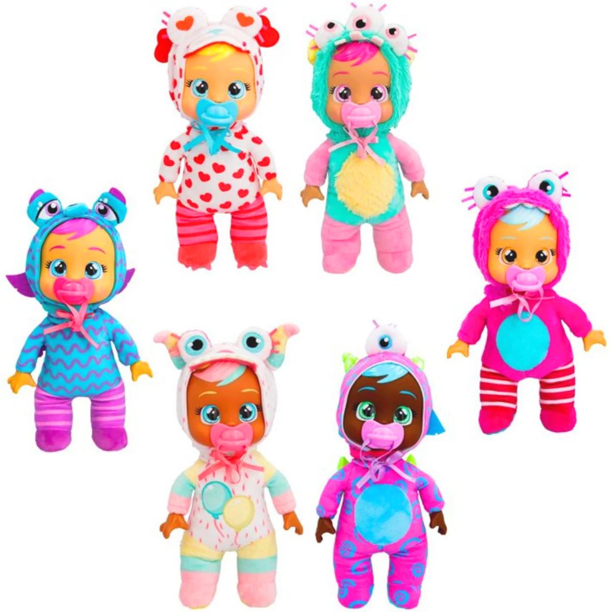 CRY BABİES STARS MONSTER CYB62000-911444 YUMUŞ BEBEKLER 3+ 1