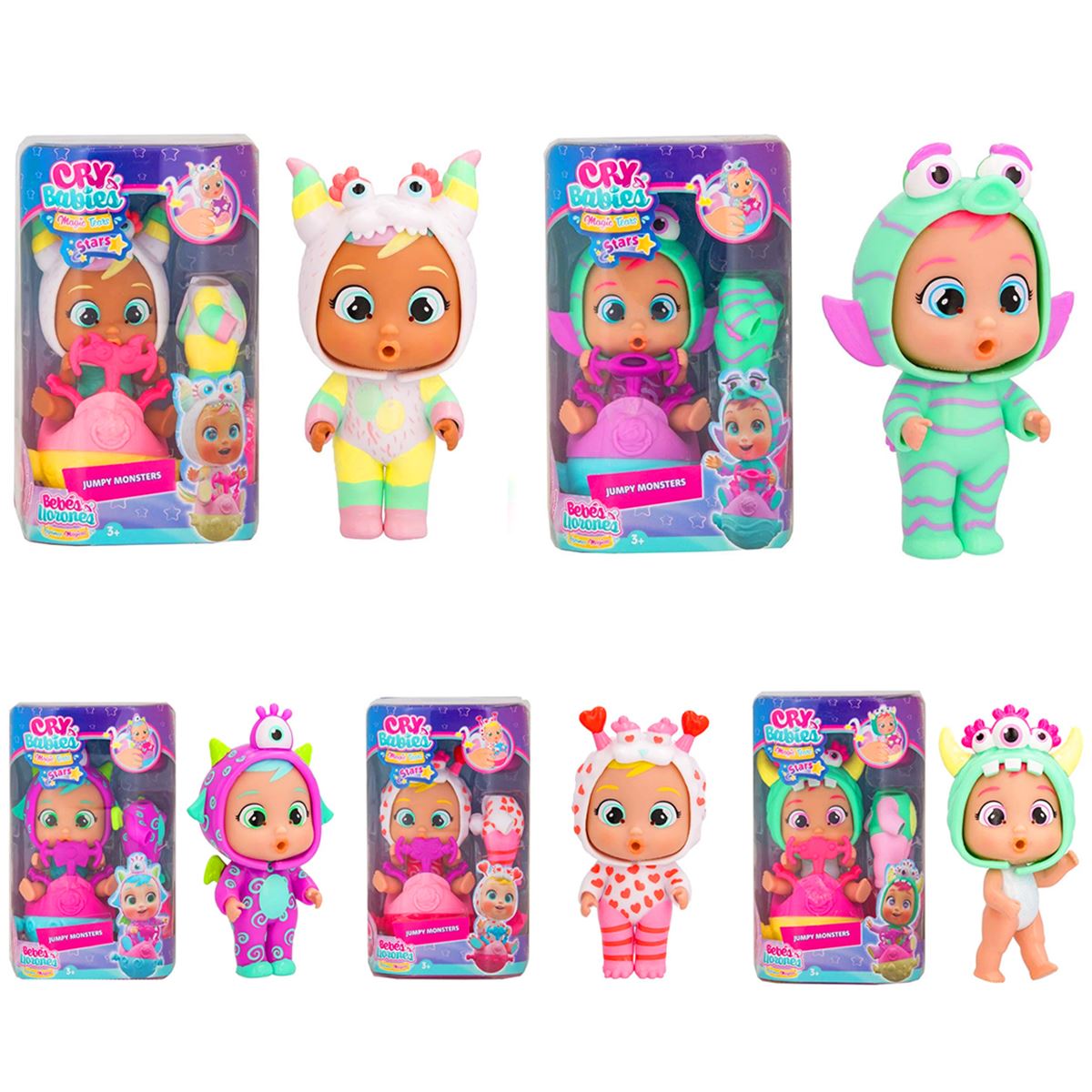 CRY BABİES MAGİC TEARS STARS CYM15000-914698 ZIPLAYAN BEBEKLER 3+ 1