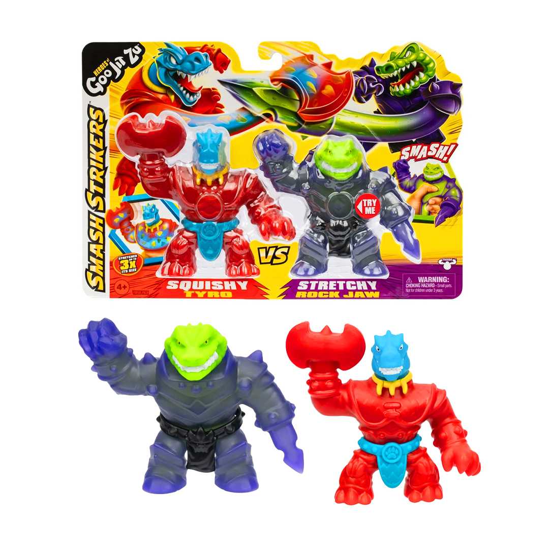 GOOJİTZU SMASH STRİKERS GJT58000 ESNEYEN YUMUŞAK İKİLİ FİGÜR 4+ 1