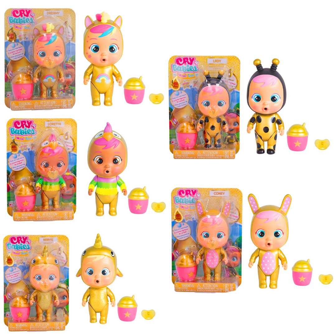 CRY BABİES MAGİC TEARS CYM19000 GOLD SERİSİ BEBEKLER 12 Lİ 3+ 1