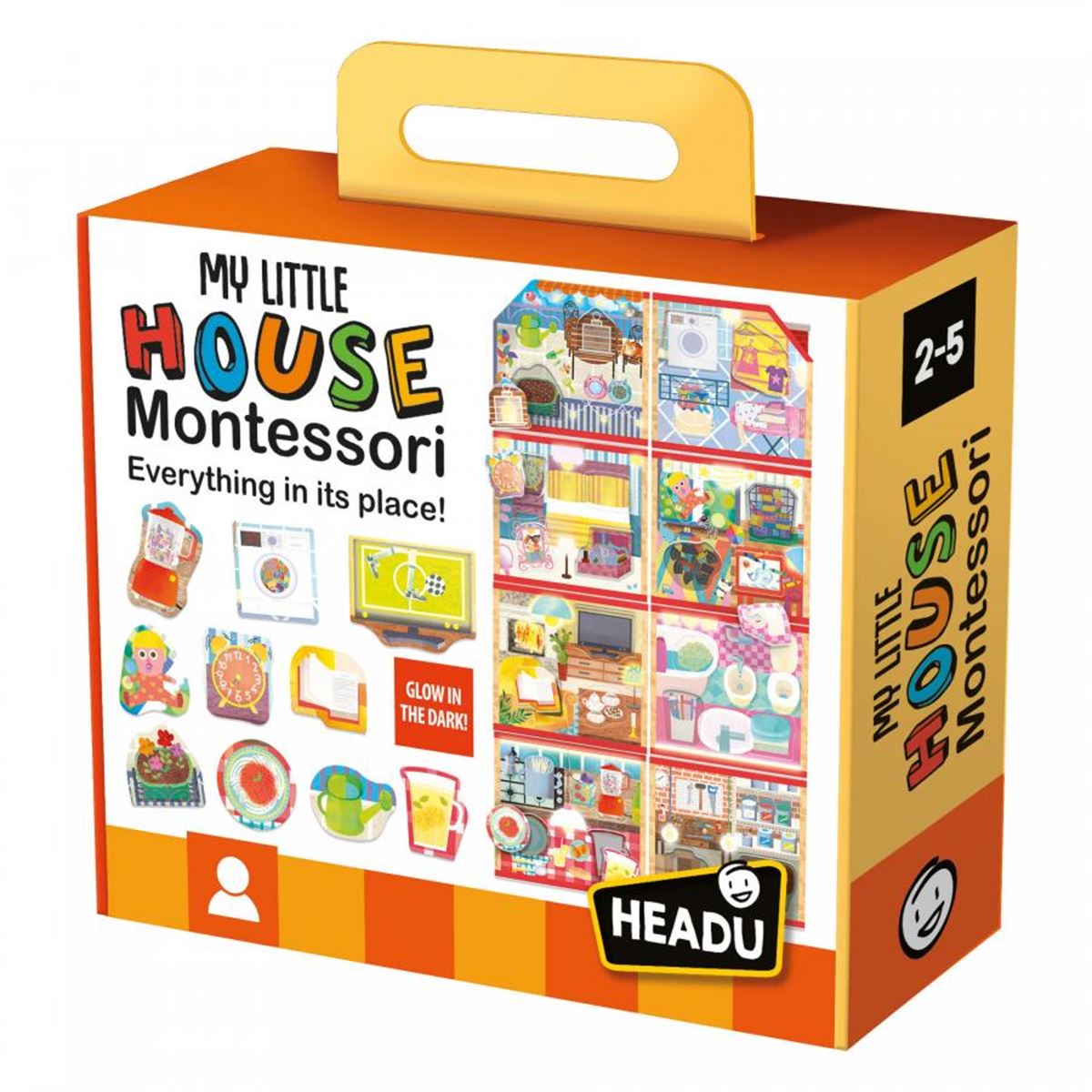 HEADU MT LİTTLE HOUSE MONTESSORİ IT20836 KÜÇÜK EVİM PUZZLE 2-5 YAŞ 1