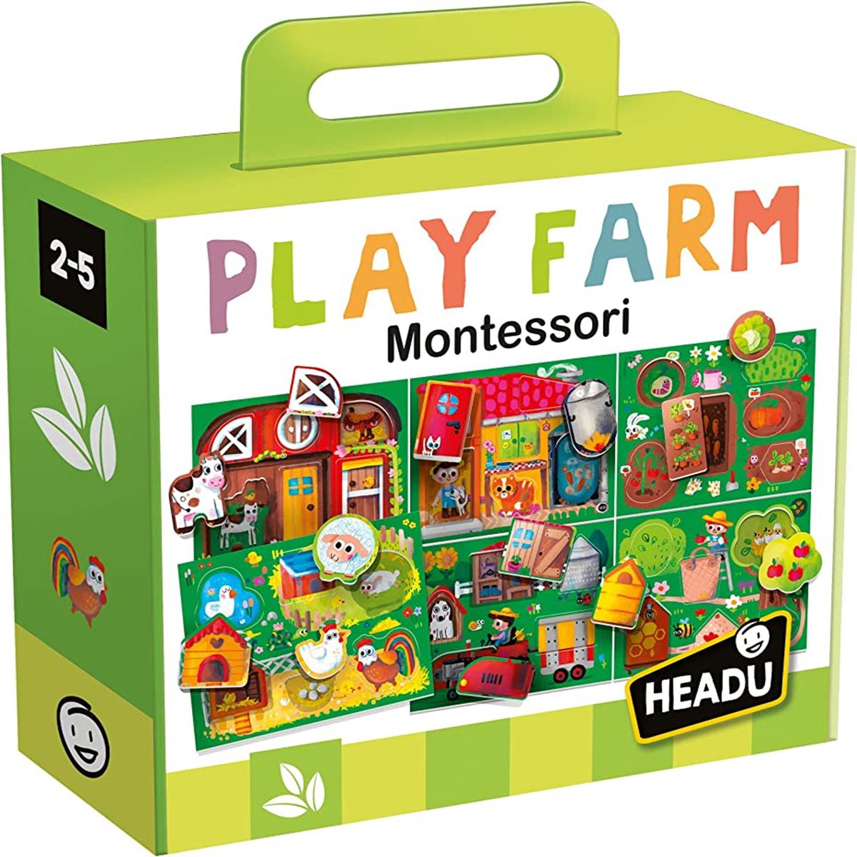 HEADU PLAY FARM MONTESSORİ MU23608 ÇİFTLİK OYUNU 2-5 YAŞ 1