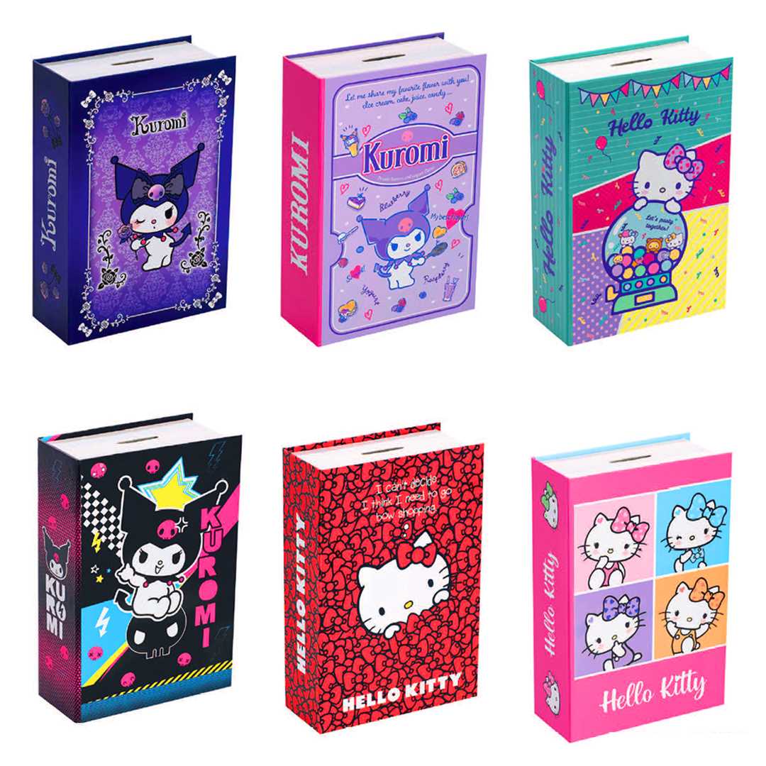 KUROMİ - HELLO KİTTY KUMBARA 218-30 KİTAP GÖRÜNÜMLÜ GİZLİ KASA 1