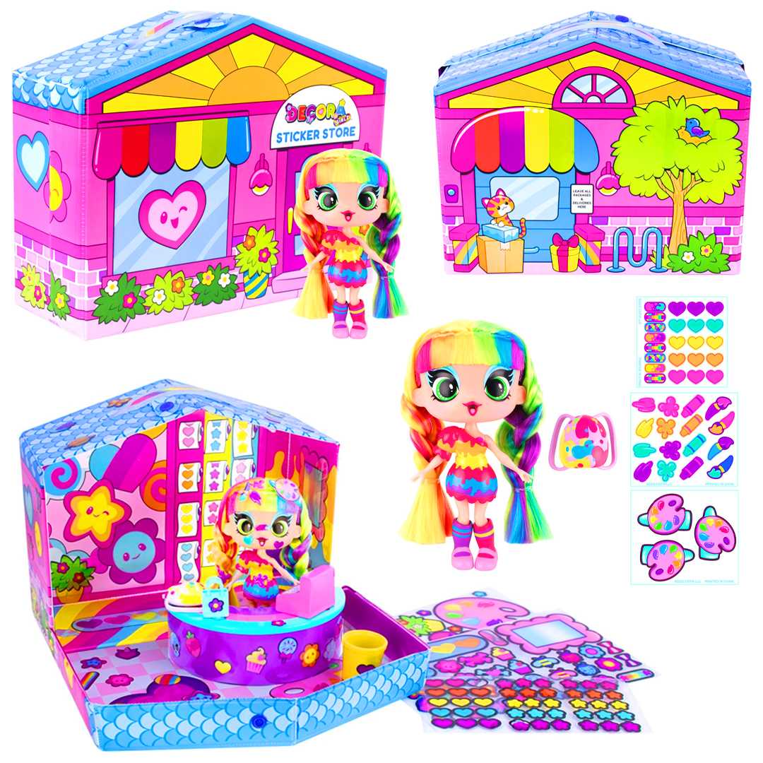 DECORA GİRLZ D1009 MODA BEBEK VE OYUN SETİ 15 CM 3+ 1