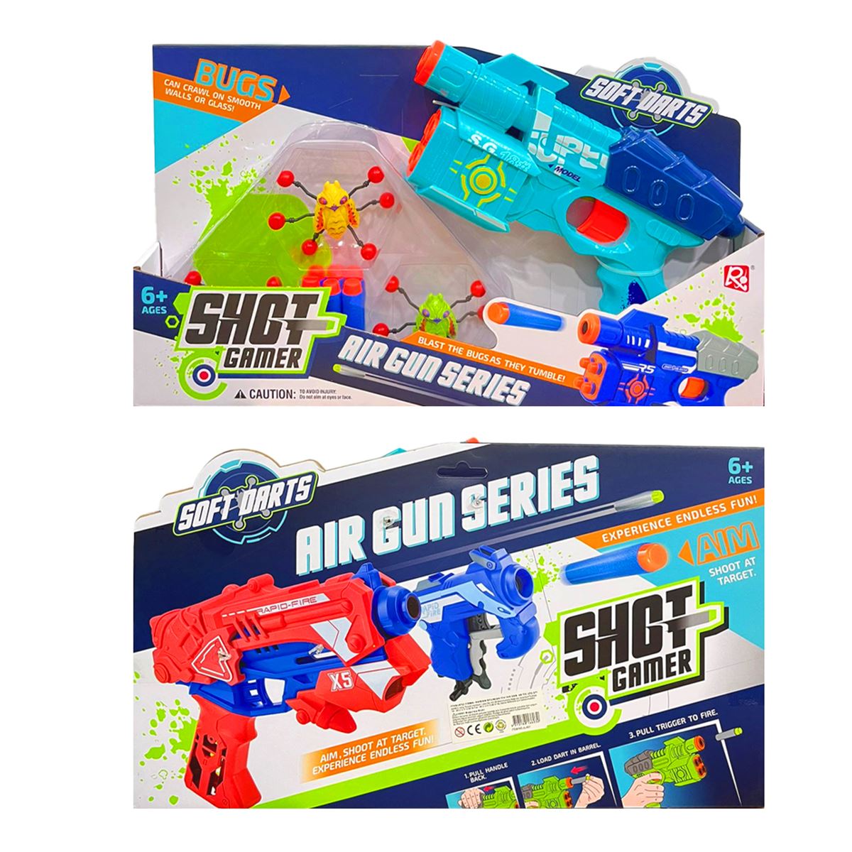 KARSAN SOFT DARTS JL-601 SÜNGER OKLU TABANCA SETİ 6+ 1