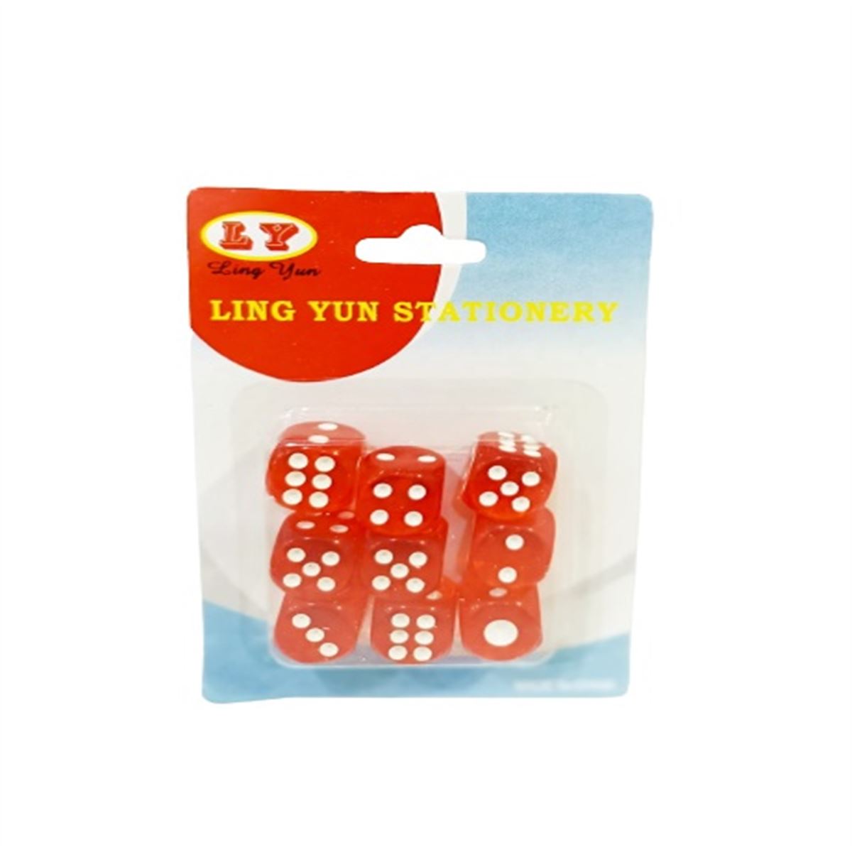 CC CCY681 RENKLİ OKEY ZARI 9 LU KARTELA 1