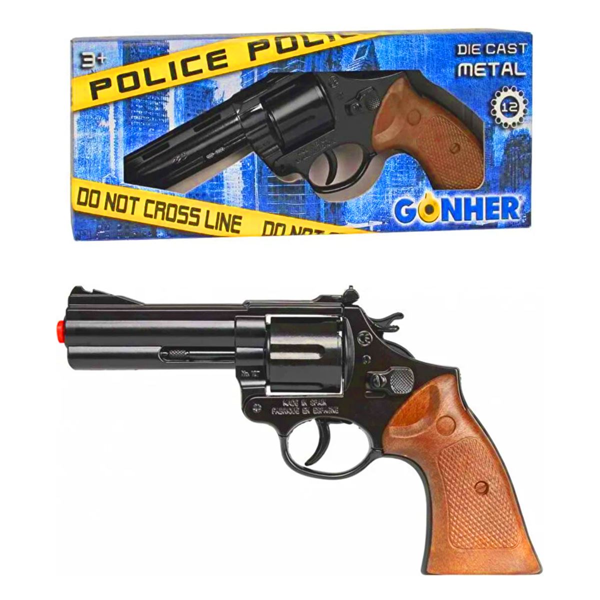 GONHER METAL SİLAH TABANCA REF-127-6 POLİCE REVOLVER 12K 3+ 1