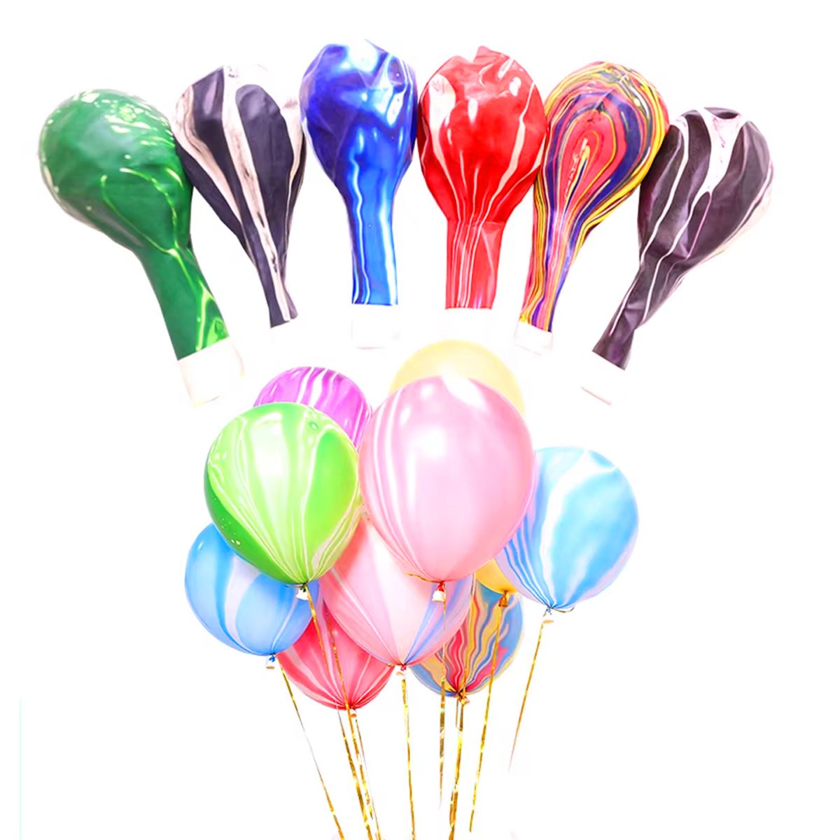 ROYALTEX BALON 64518 MERMER BASKILI KARIŞIK 50 Lİ 1