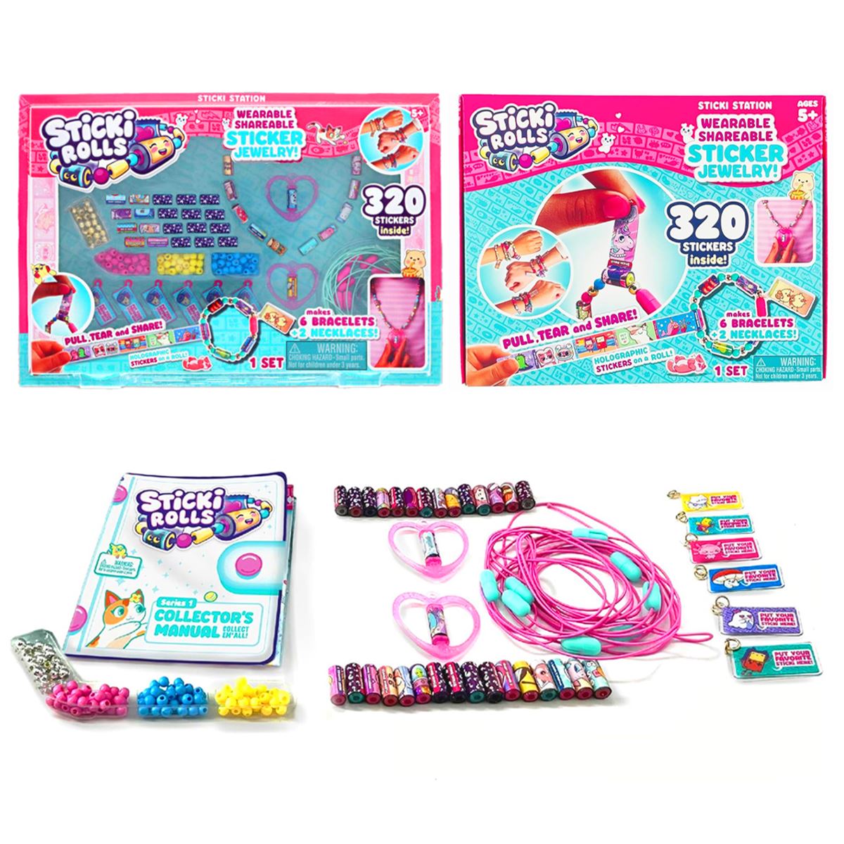 STİCKİ ROLLS SR300 STİCKİ STATİON PACK 320 STİCKERS HOBİ TAKI SETİ 5+ 1