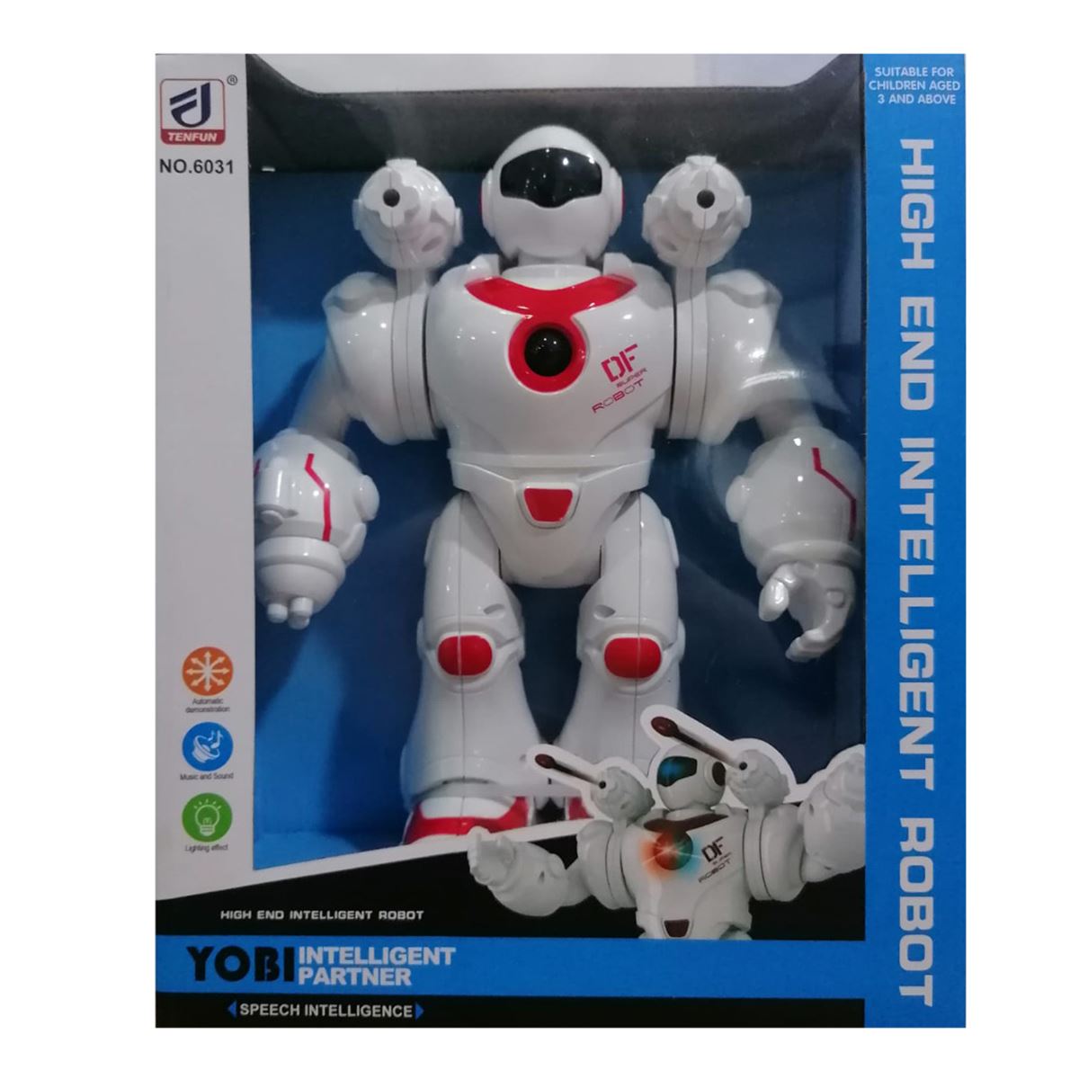 MEGA YOBİ DART ATAN ROBOT 6031 SESLİ IŞIKLI 3+ 1