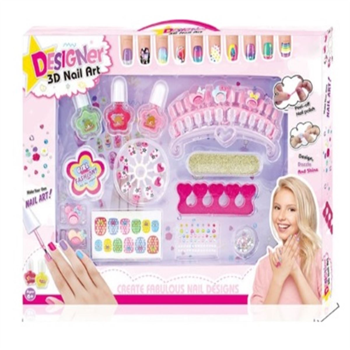 MEGA DESİGNER 3D NAİL ART ZD100 TIRNAK TASARIM SETİ 3+ 1