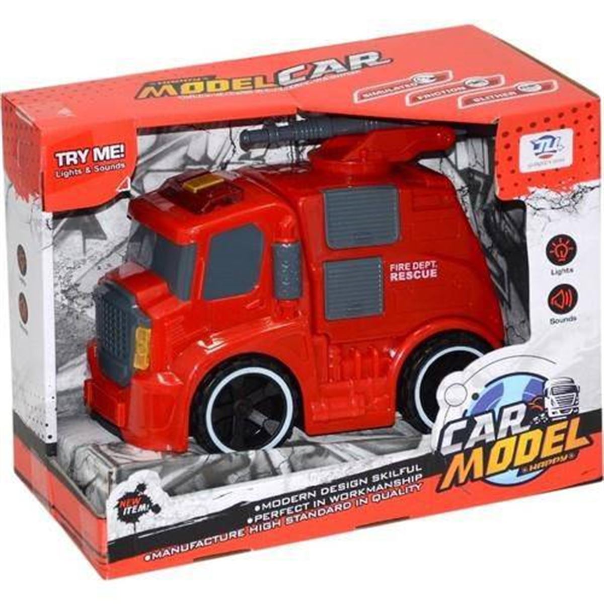 CANEM MODEL CAR 8899-2A İTFAİYE ARAÇLAR SESLİ IŞIKLI 1