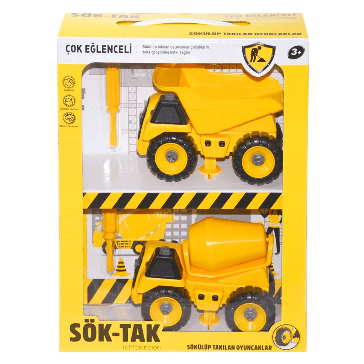 CANEM SÖK TAK ARAÇLAR CNM17 KAMYON VE KEPÇE 2 Lİ SET 3+ 1