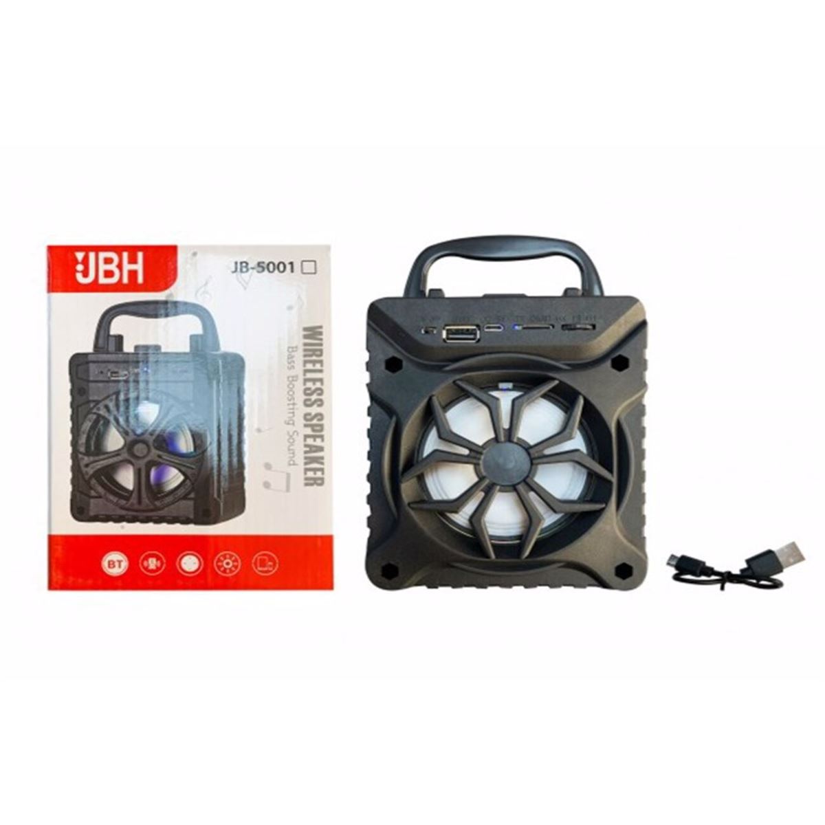 JBH SPEAKER PL-4360 IŞIKLI BLUETOOTH+USB+SD 1