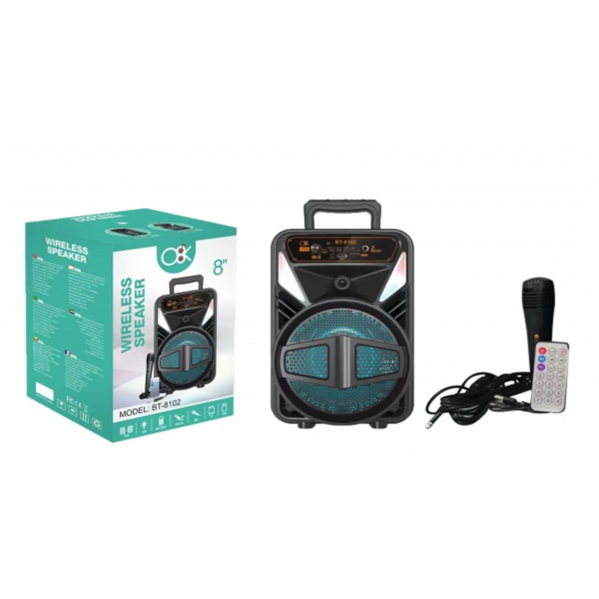 PLATOON SPEAKER PL-4429 BLUETOOTH+USB+SD+MİKROFONLU+IŞIKLI 1