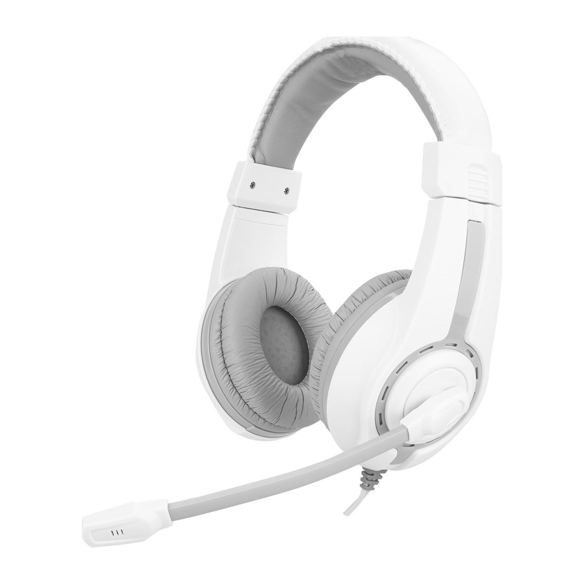 RAMPAGE KULAKLIK SN-R1 BEYAZ OYUNCU KABLOLU MİKROFONLU 1