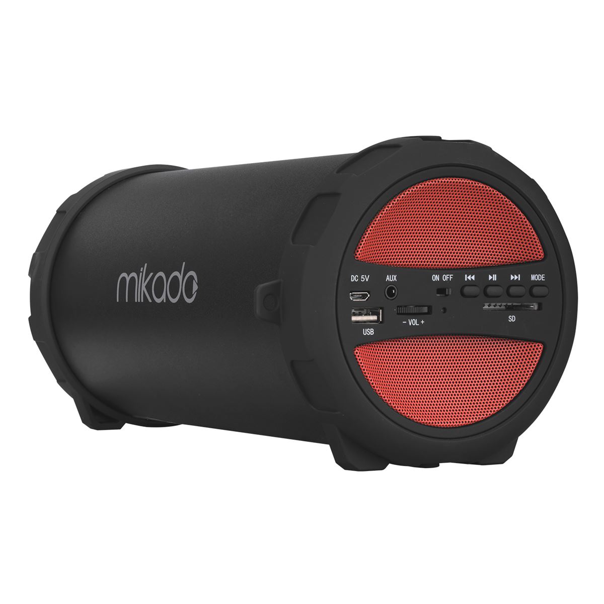 MİKADO SPEAKER MD-44BT SİYAH BLUETOOTH+USB+SD+AUX+FM RADYO 10W 1