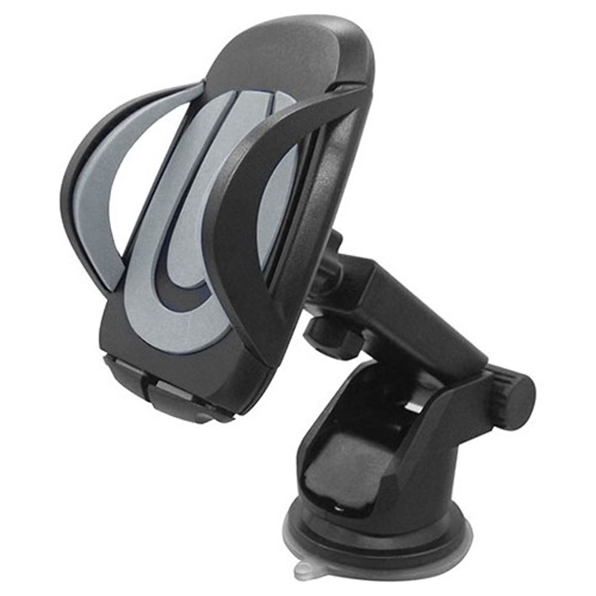 HYTECH TELEFON TUTUCU HY-XH25 VANTUZ+ BRAKETİ SİYAH GRİ 1