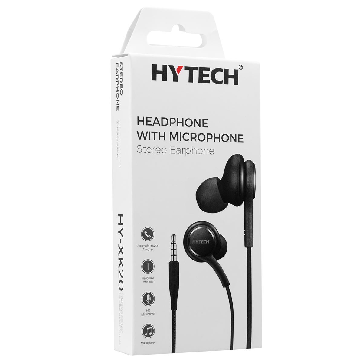 HYTECH KULAKLIK HY-XK20 KULAKİÇİ SİYAH MİKROFONLU 1
