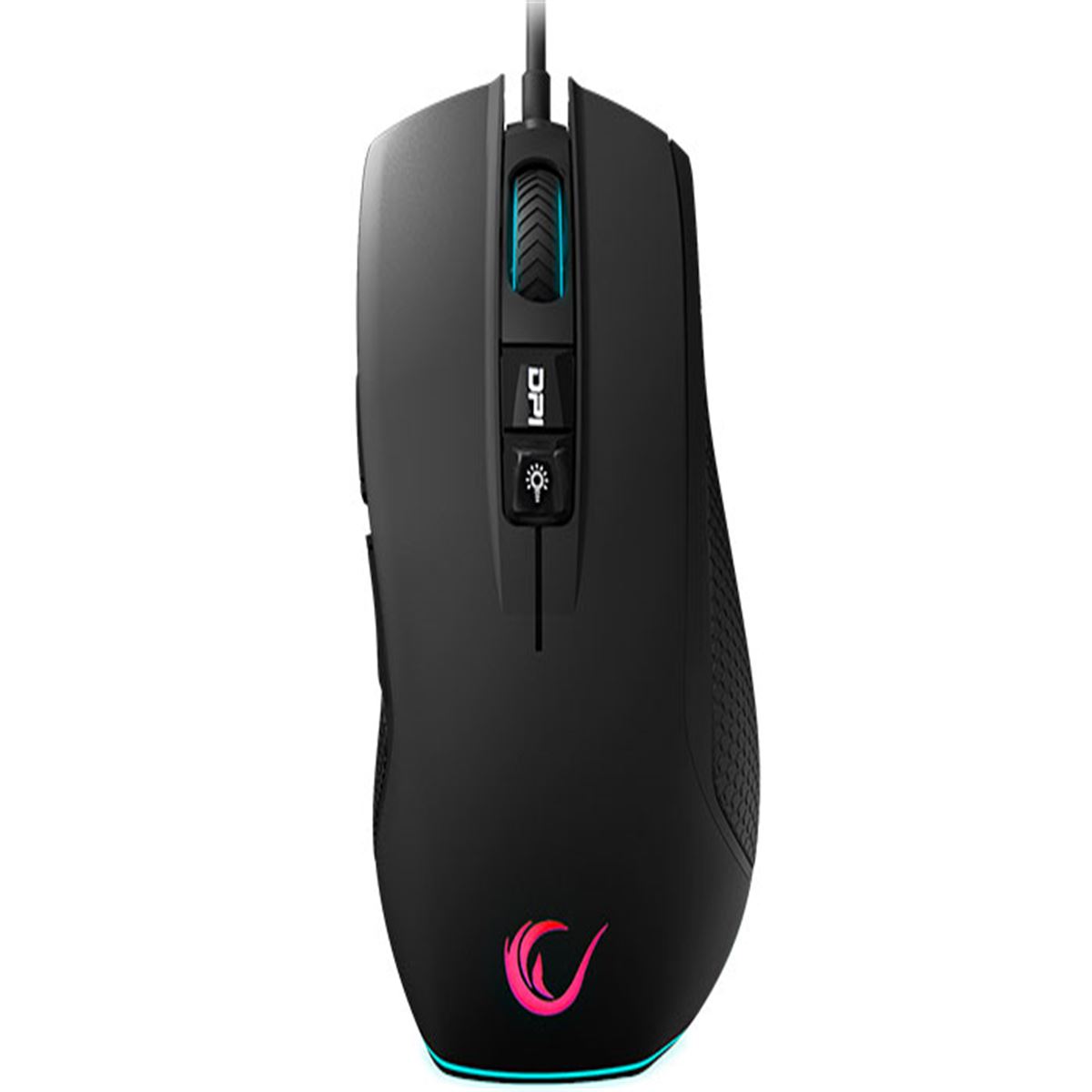 EVEREST RAMPAGE MOUSE KABLOLU SMX-R51 SİYAH RGB IŞIKLI FLARE 1