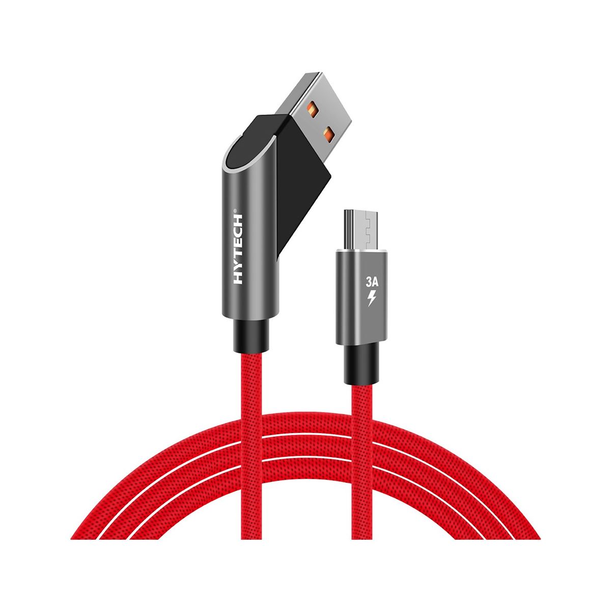 HYTECH USB KABLO HY-X215 DATA-ŞARJ KIRMIZI 1