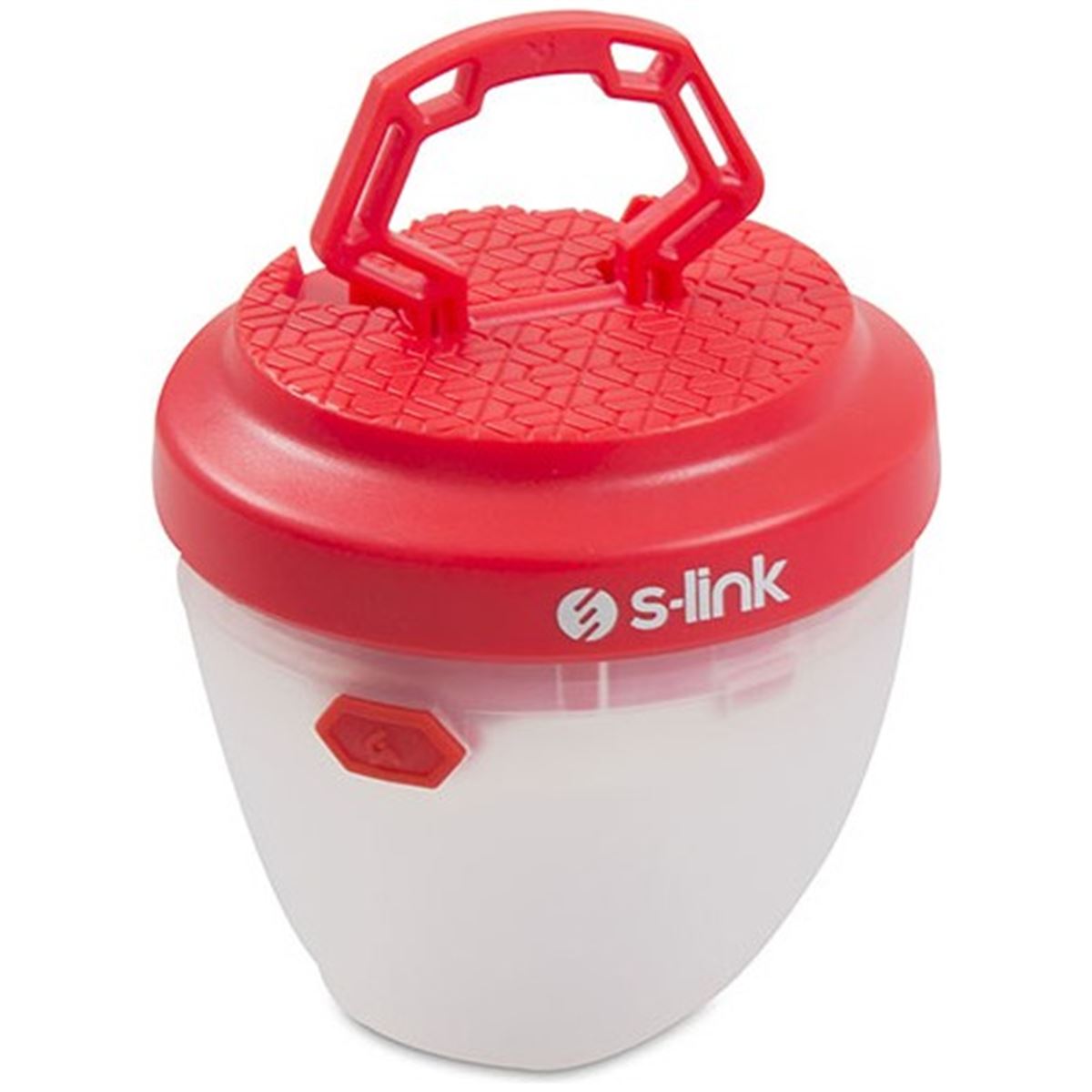 S-LİNK KAMP VE MASA LAMBASI SL-8730 BEYAZ-KIRMIZI LEDLİ PİLLİ 1