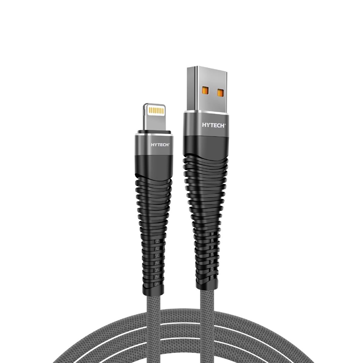 HYTECH ŞARJ KABLOSU HY-X3253M İPHONE LİGHTNİNG GRİ 1