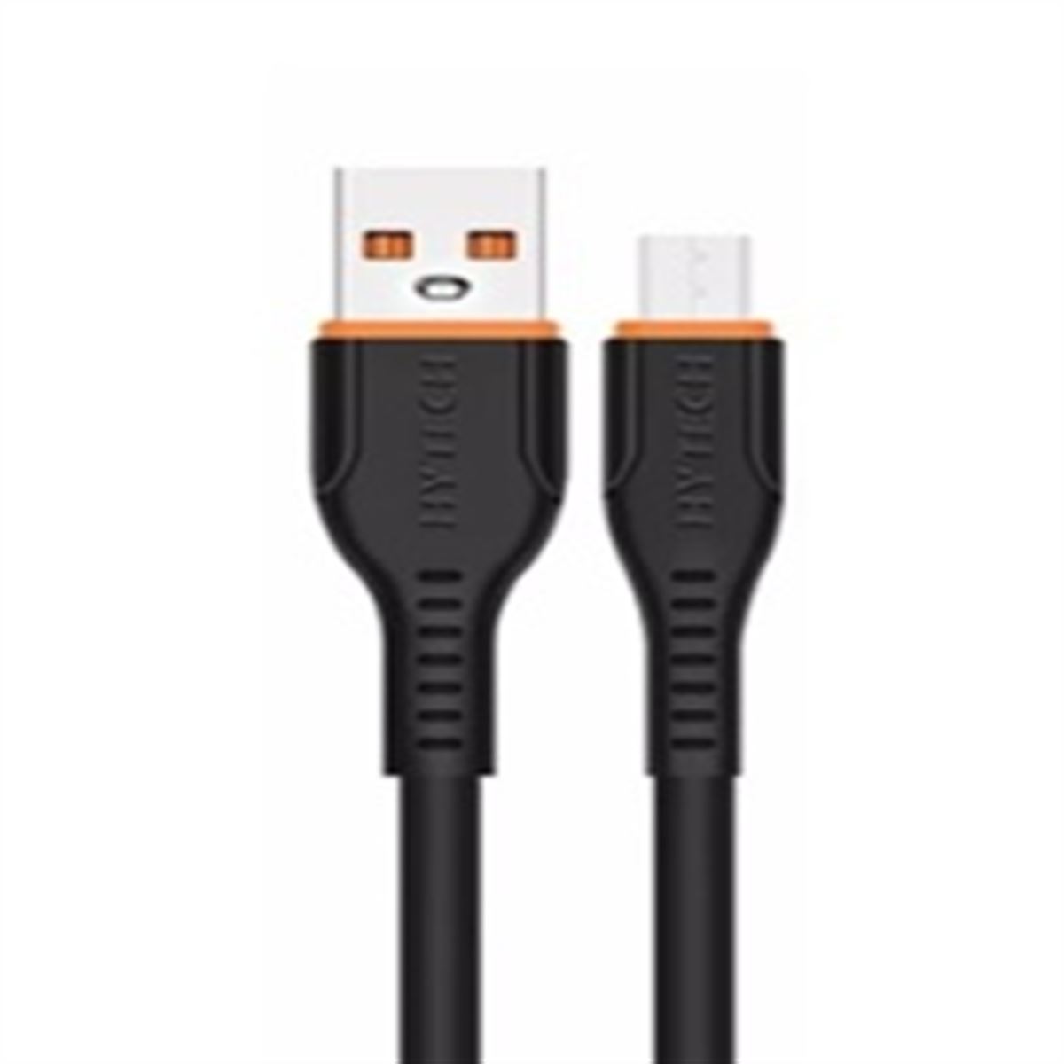 HYTECH ŞARJ KABLOSU HY-X260 MİCRO SİYAH 2.4A 1.2M 1