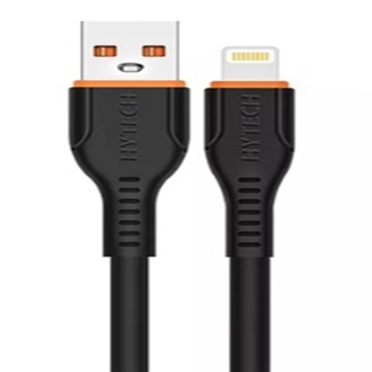 HYTECH ŞARJ KABLOSU HY-X360 LİGHTNİNG SİYAH 2.4A 1.2M 1