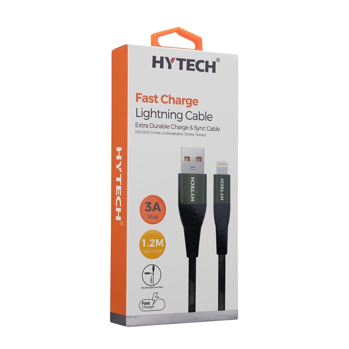 HYTECH ŞARJ KABLOSU HY-X375 KAMUFLAJ DESEN 3A 1.2M 1