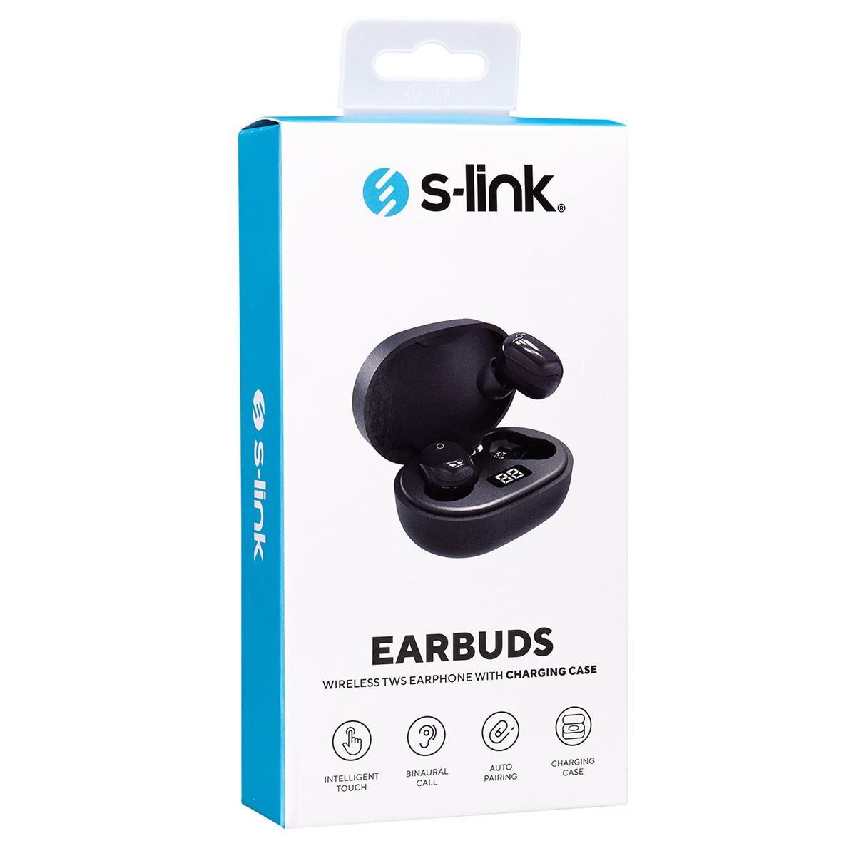 S-LİNK KULAKLIK SL-TWS05 BLUETOOTH EARBUDS SİYAH 1