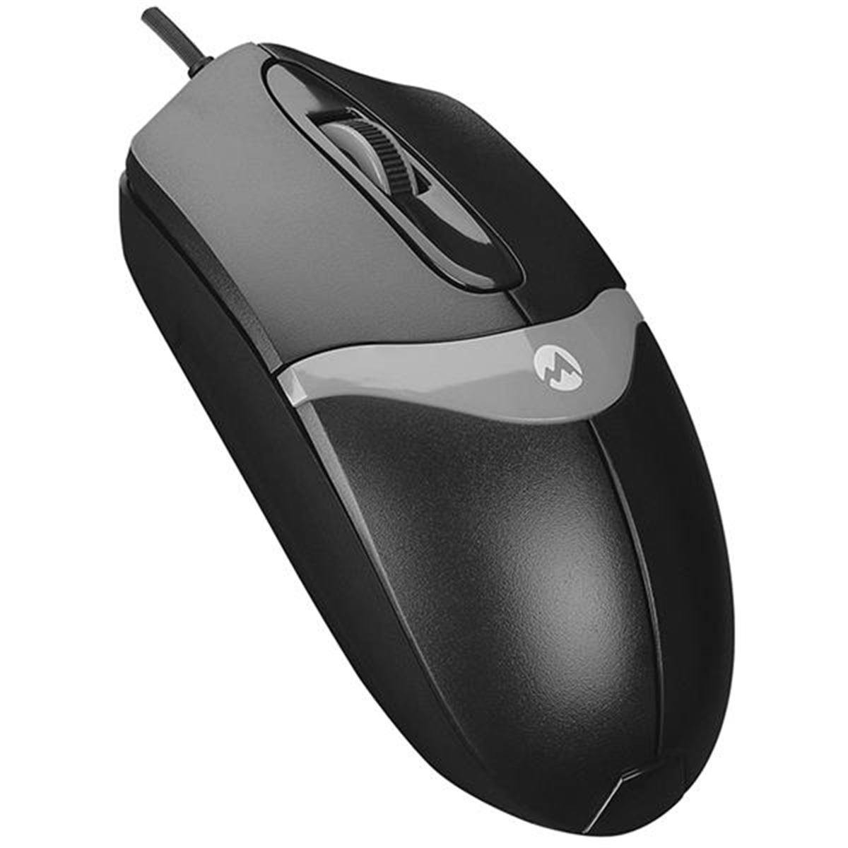 EVERSET MOUSE KABLOLU SM-220 SİYAH GRİ 1