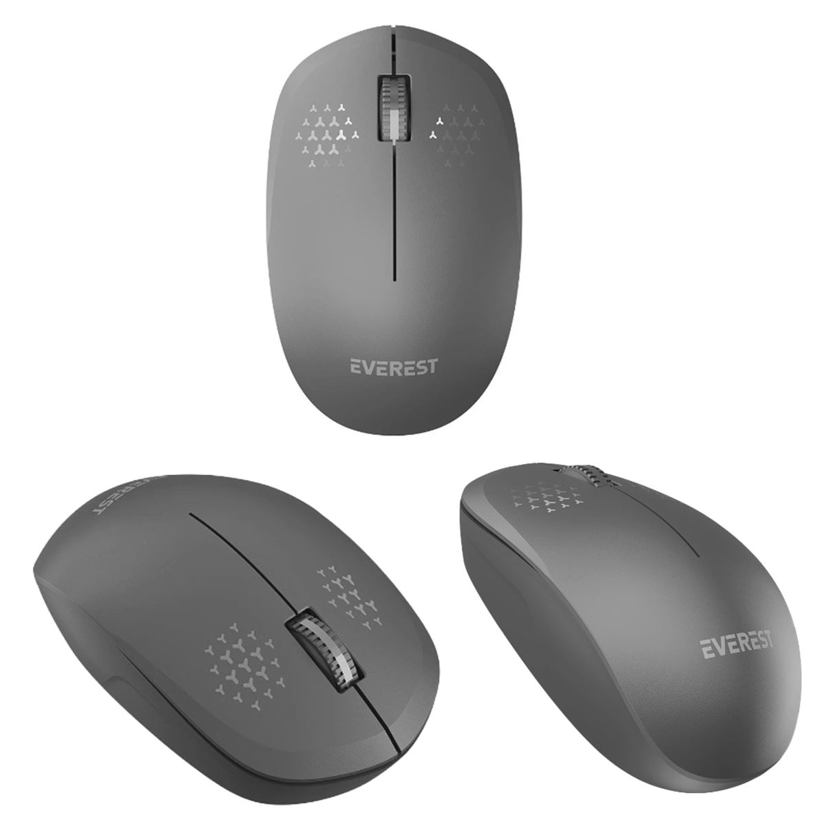 EVEREST KABLOSUZ MOUSE SMW-88 GRİ 1