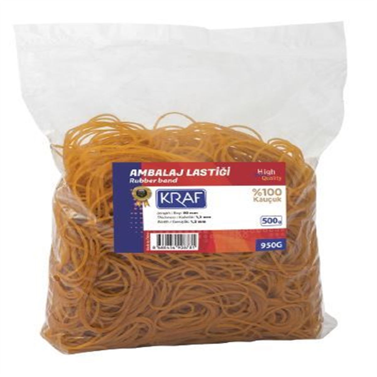 KRAF PAKET LASTİĞİ GENİŞ 500 GR KAUÇUK 950G 1