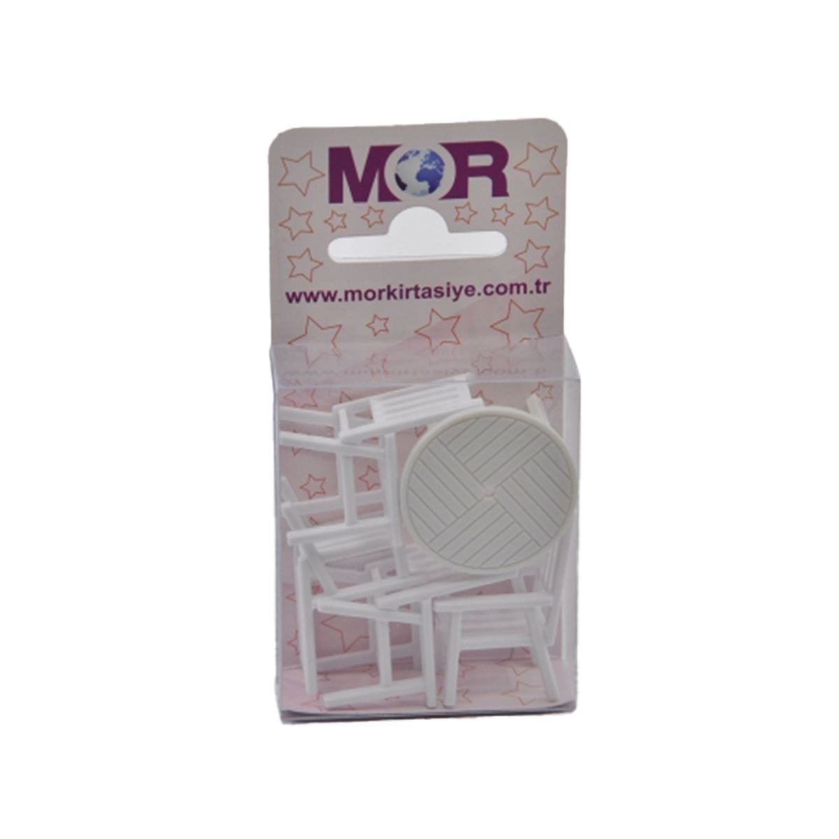 MOR MAKET MASA SANDALYE SET 1:75 MR2008 1