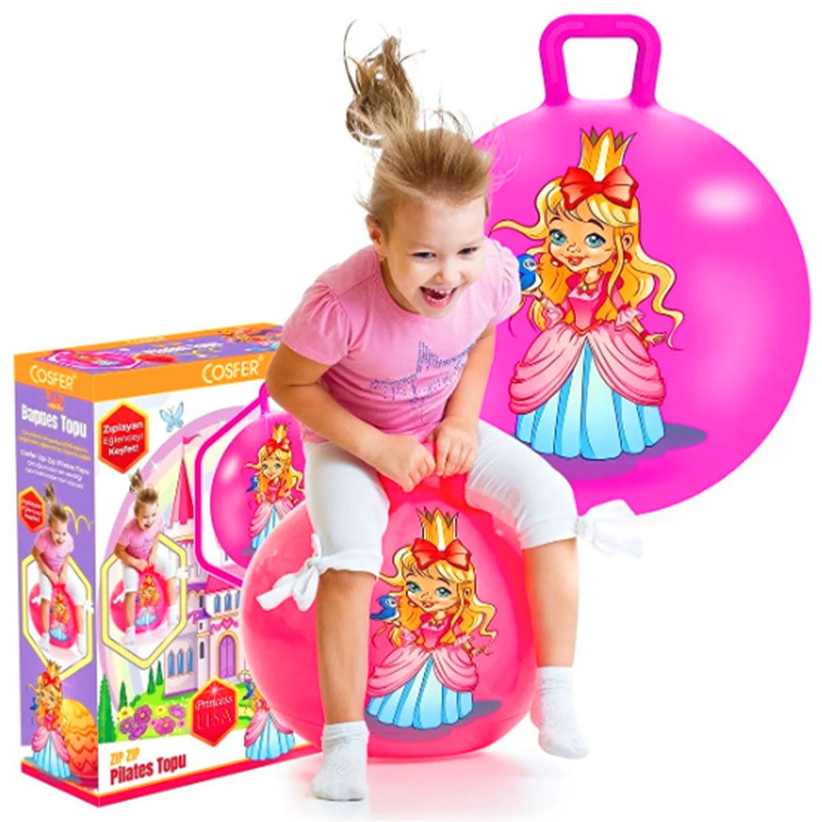 BERMUDA CSF-ZIP0334 ZIP ZIP PİLATES TOPU PRENSES LİSA 1