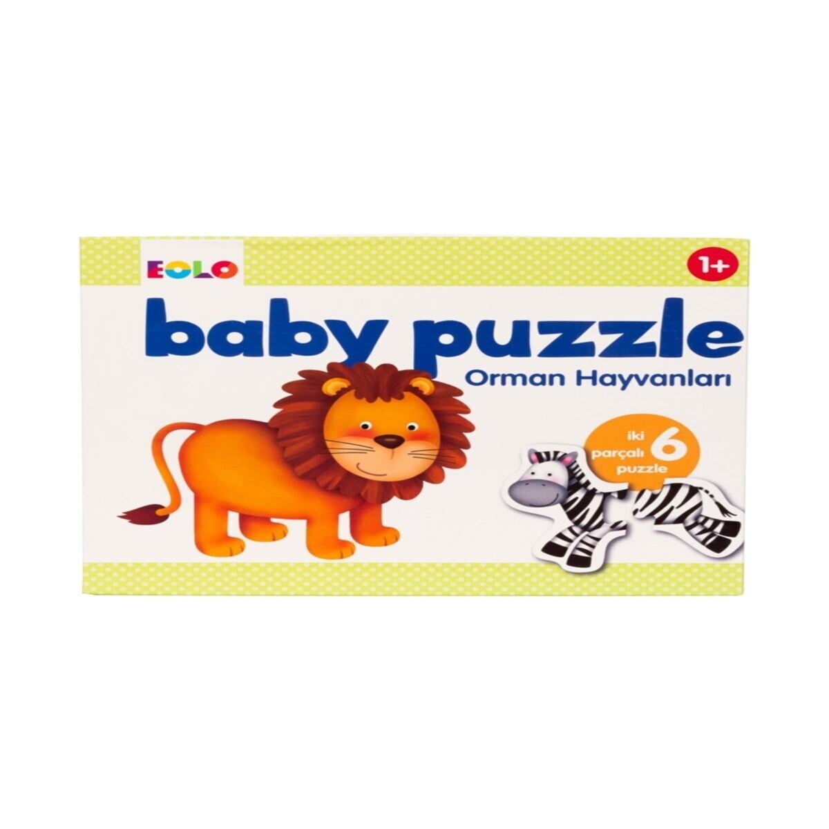 EOLO BABY PUZZLE ORMAN HAYVANLARI 2 PARÇALI 6 PUZZLE 1