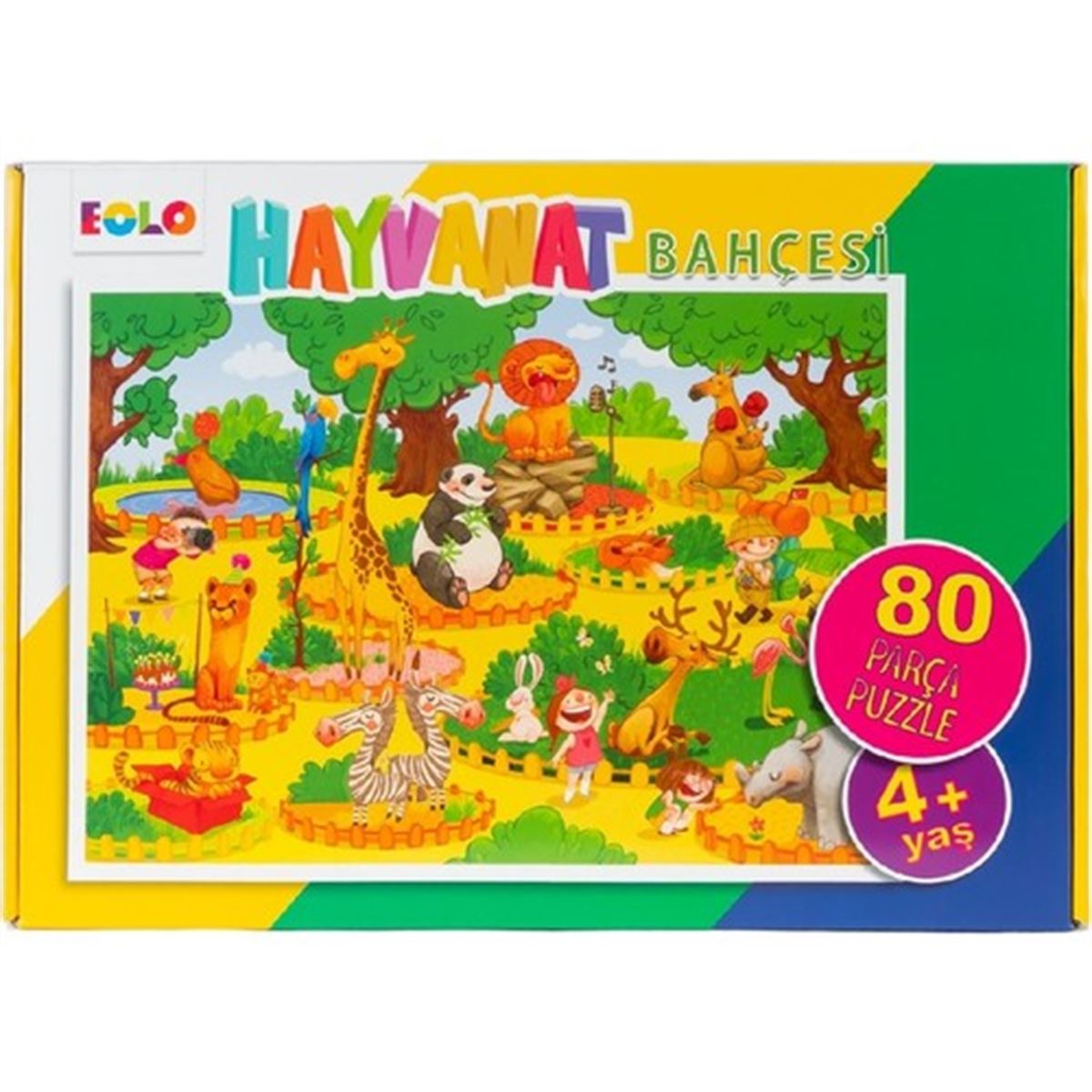 EOLO PUZZLE HAYVANAT BAHÇESİ 80 PARÇA 1