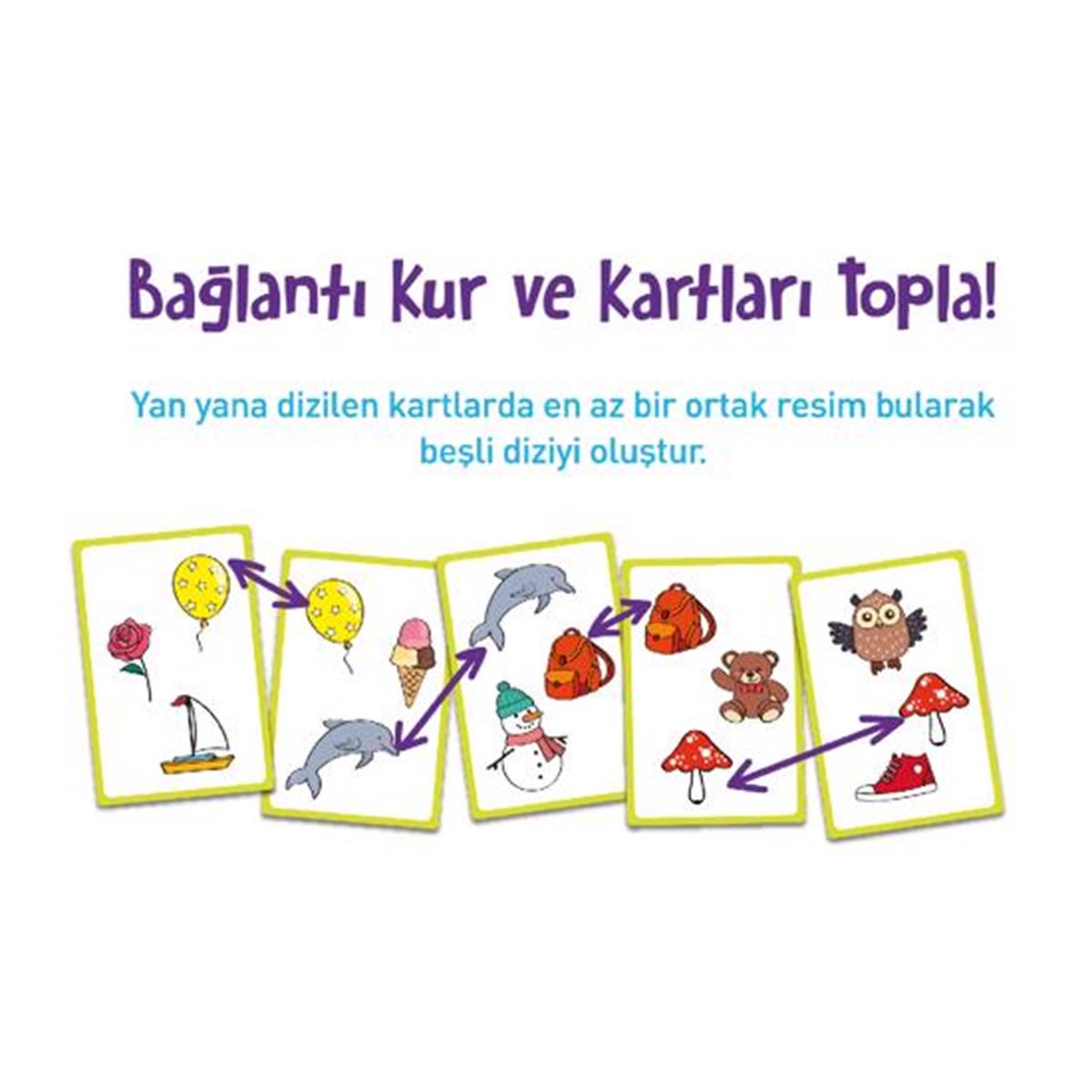 EOLO BOM EŞLEŞTİRME VE DİKKAT OYUNU 80 KART 4+ 1