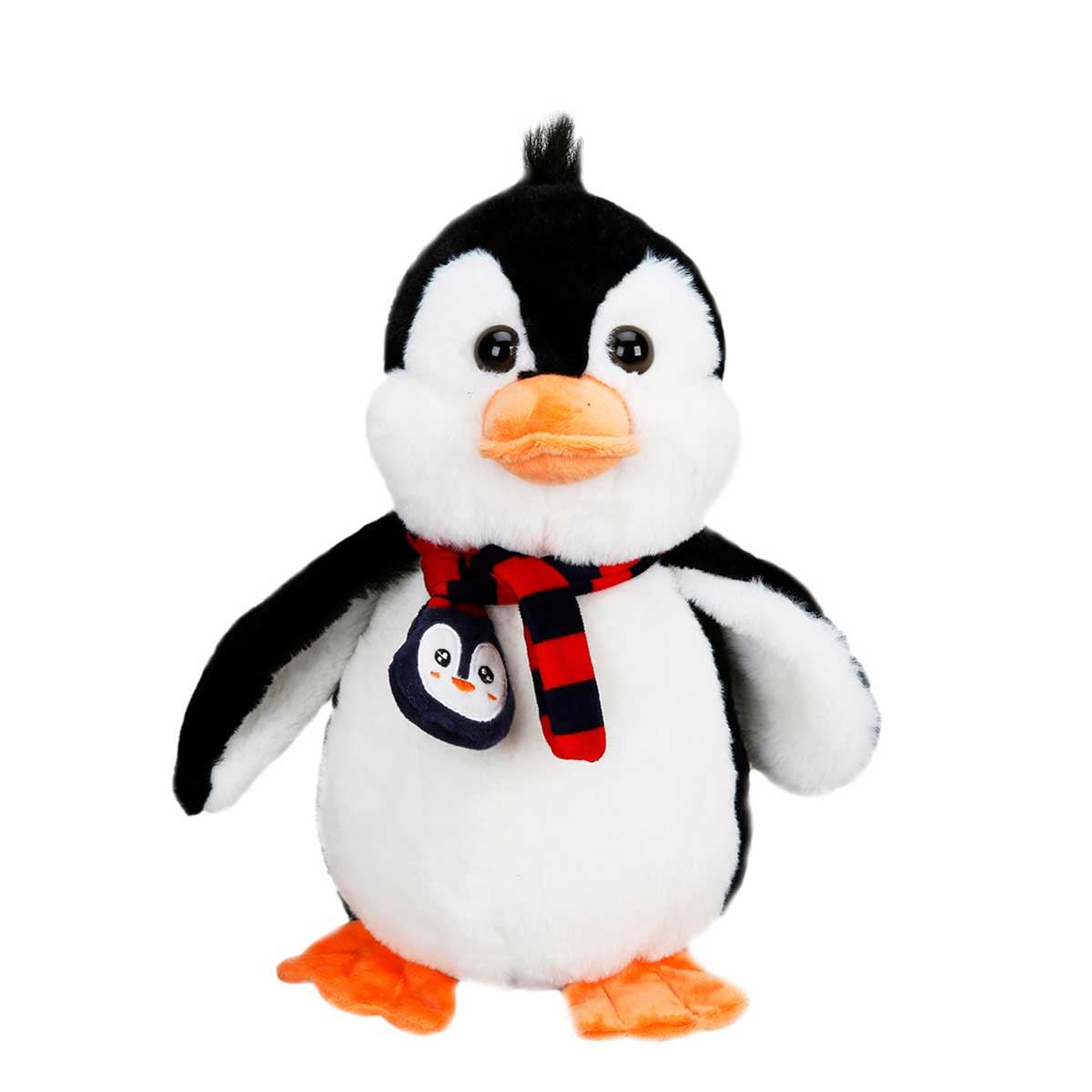 SUNMAN PELÜŞ LH4156 PENGUEN OTURAN ATKILI 32 CM 1
