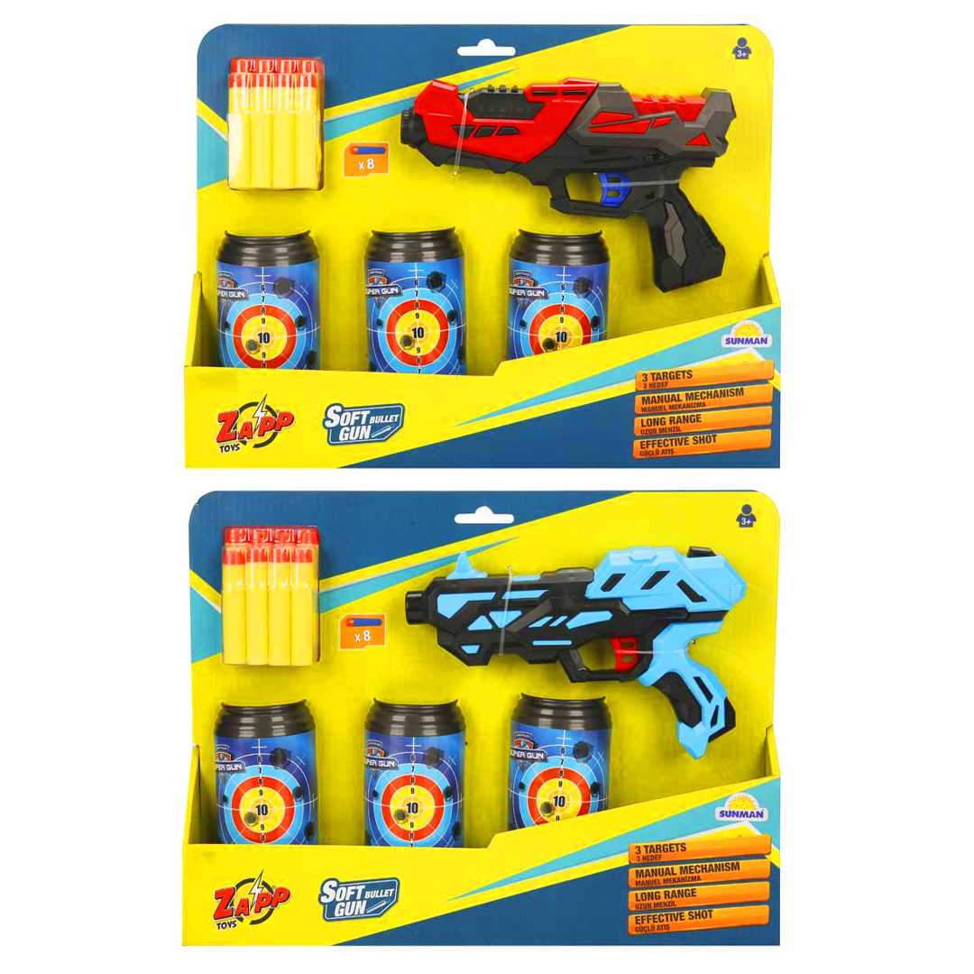 SUNMAN ZAPP SÜNGER TABANCASI AO-6002A3 3 HEDEF 8 MERMİ 3+ 1