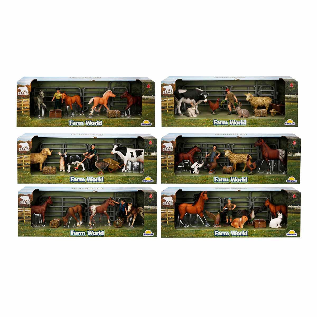 SUNMAN FARM WORLD Q9899-U4 ÇİFTLİK SETİ 3+ 1