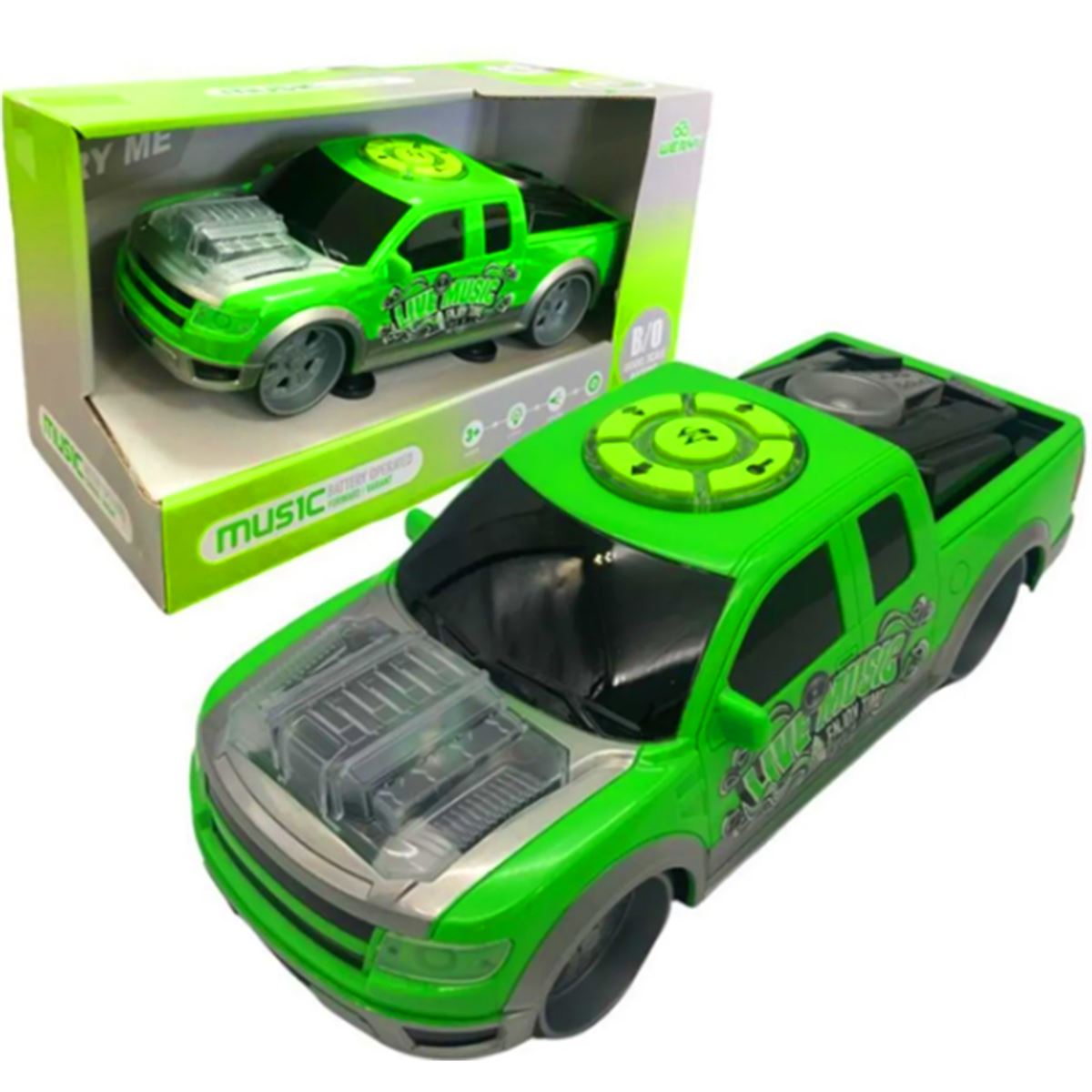 SUNMAN PİCK UP WY101A ARABA MOTORİZE PİLLİ SESLİ IŞIKLI 3+ 1