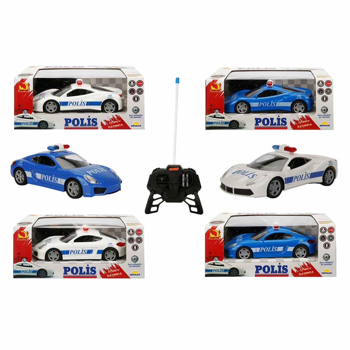 SUNMAN S00020355 SESLİ IŞIKLI POLİS ARABASI 1