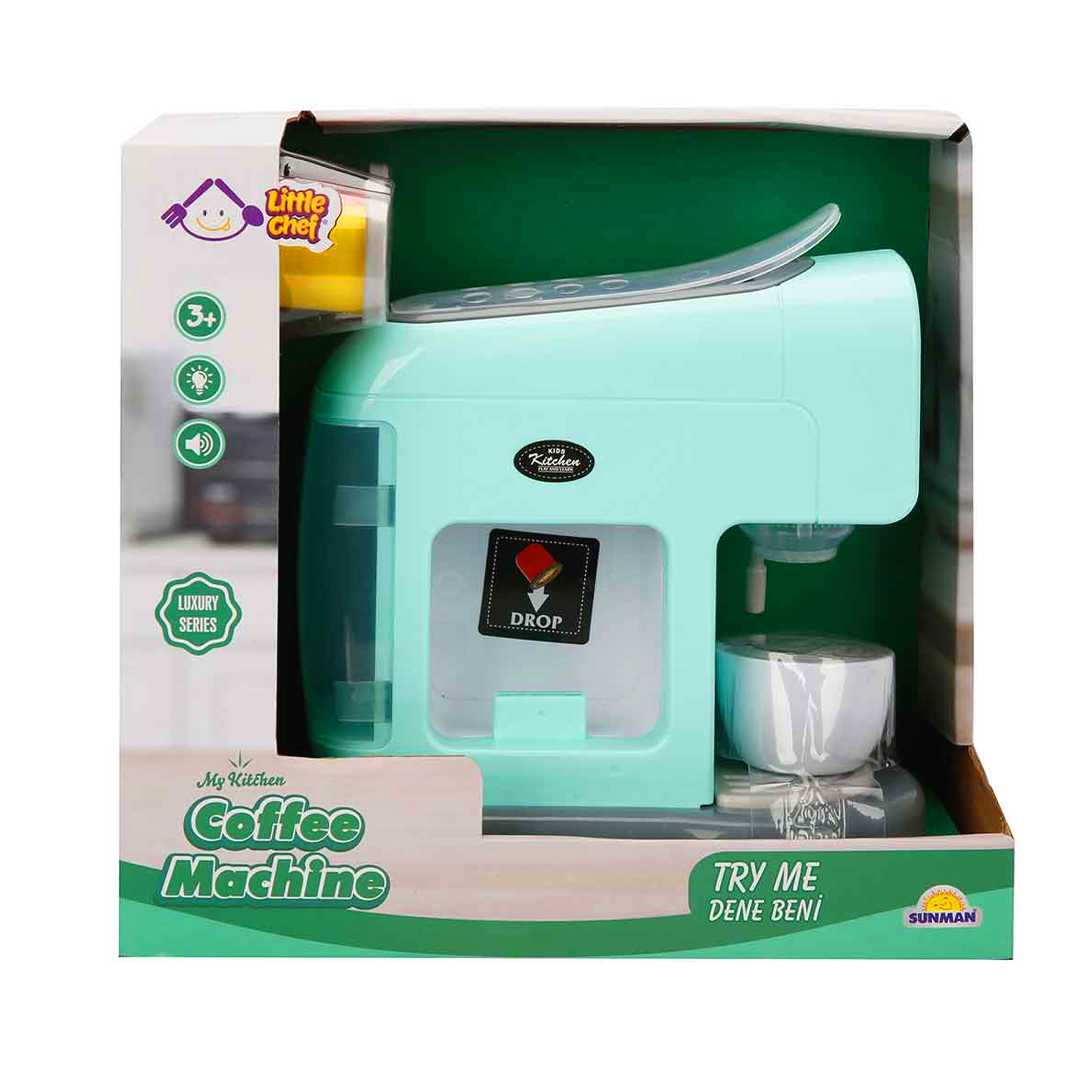 SUNMAN LİTTLE CHEF COFFEE MACHİNE 998-2 KAHVE MAKİNESİ EV ALETİ SESLİ IŞIKLI PİLLİ 3+ 1