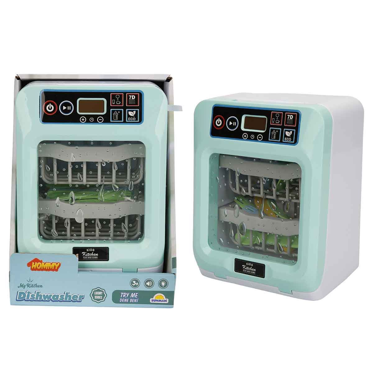 SUNMAN HOMMY DİSHWASHER 998-5 BULAŞIK MAKİNESİ EV ALETİ SESLİ IŞIKLI PİLLİ 3+ 1