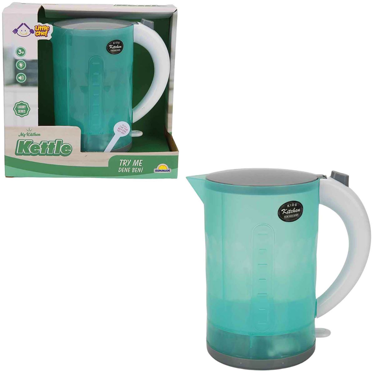 SUNMAN LİTTLE CHEF KETTLE 9986 EV ALETİ SESLİ IŞIKLI 3+ 1