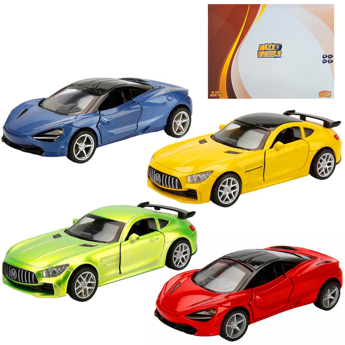 SUNMAN ÇEK BIRAK 6632 ARABA AÇILIR KAPI IŞIKLI 4 RENK 12 Lİ 3+ 1